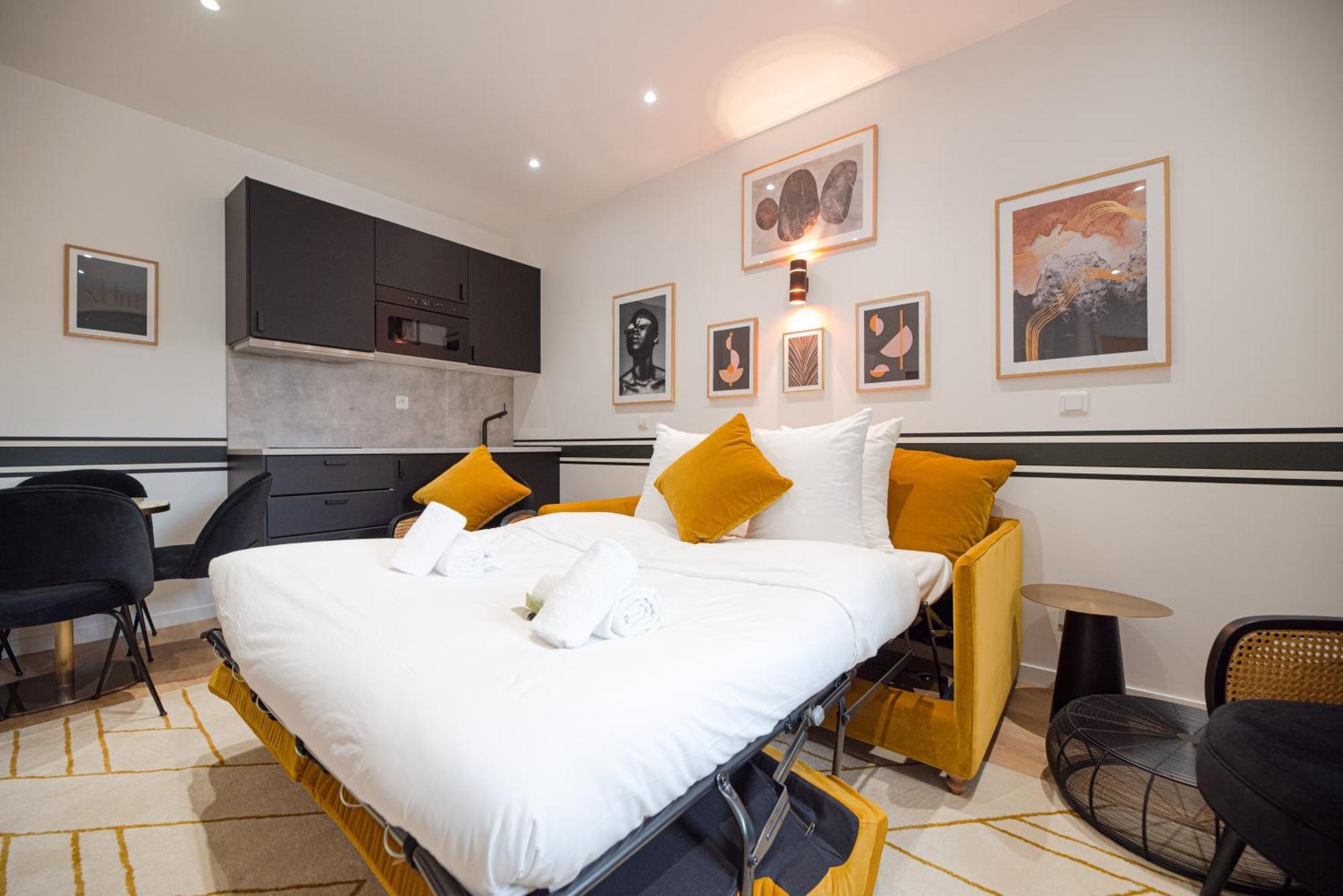 Mbm - Upper Marais Apartman Párizs Szoba fotó