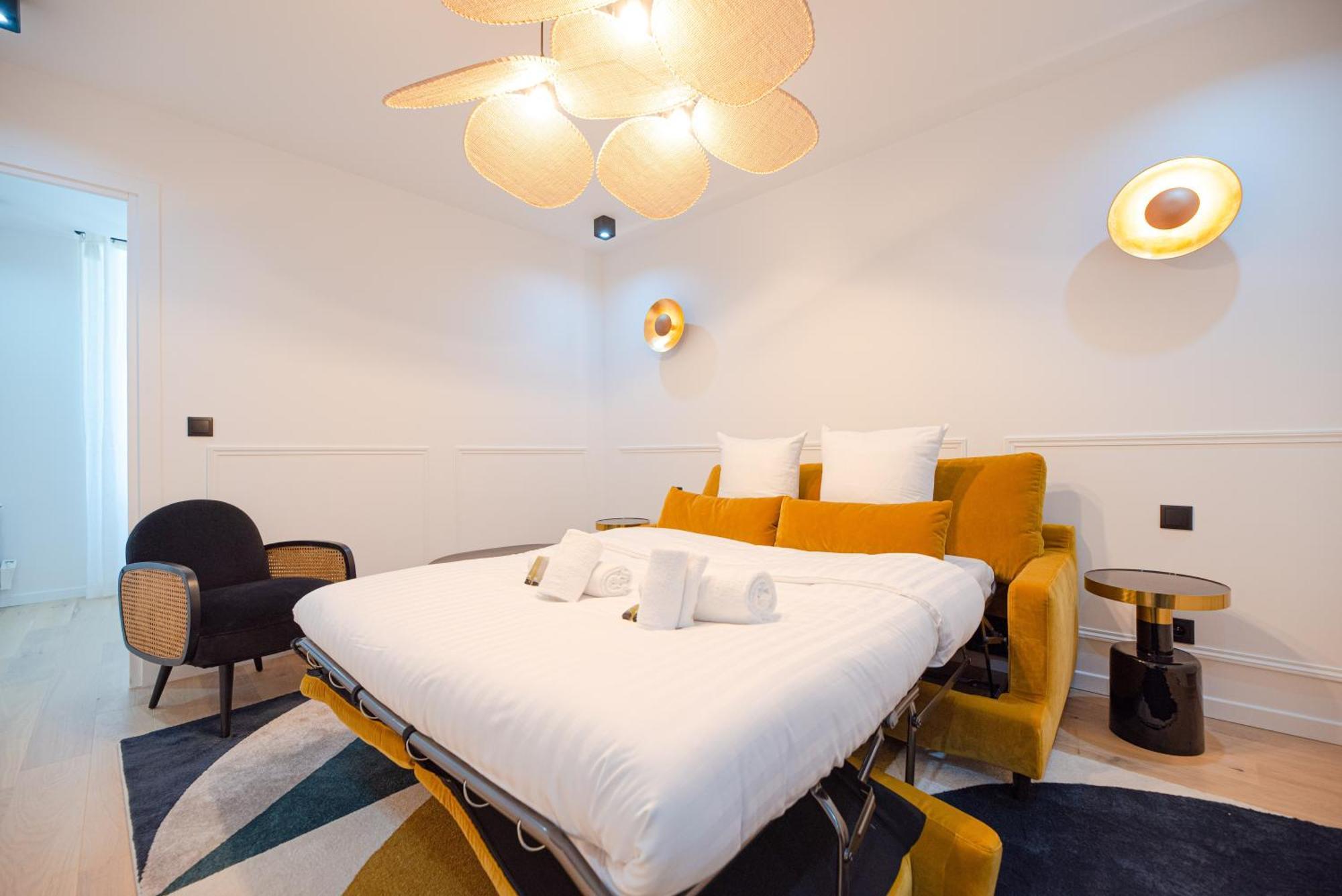 Mbm - Upper Marais Apartman Párizs Szoba fotó