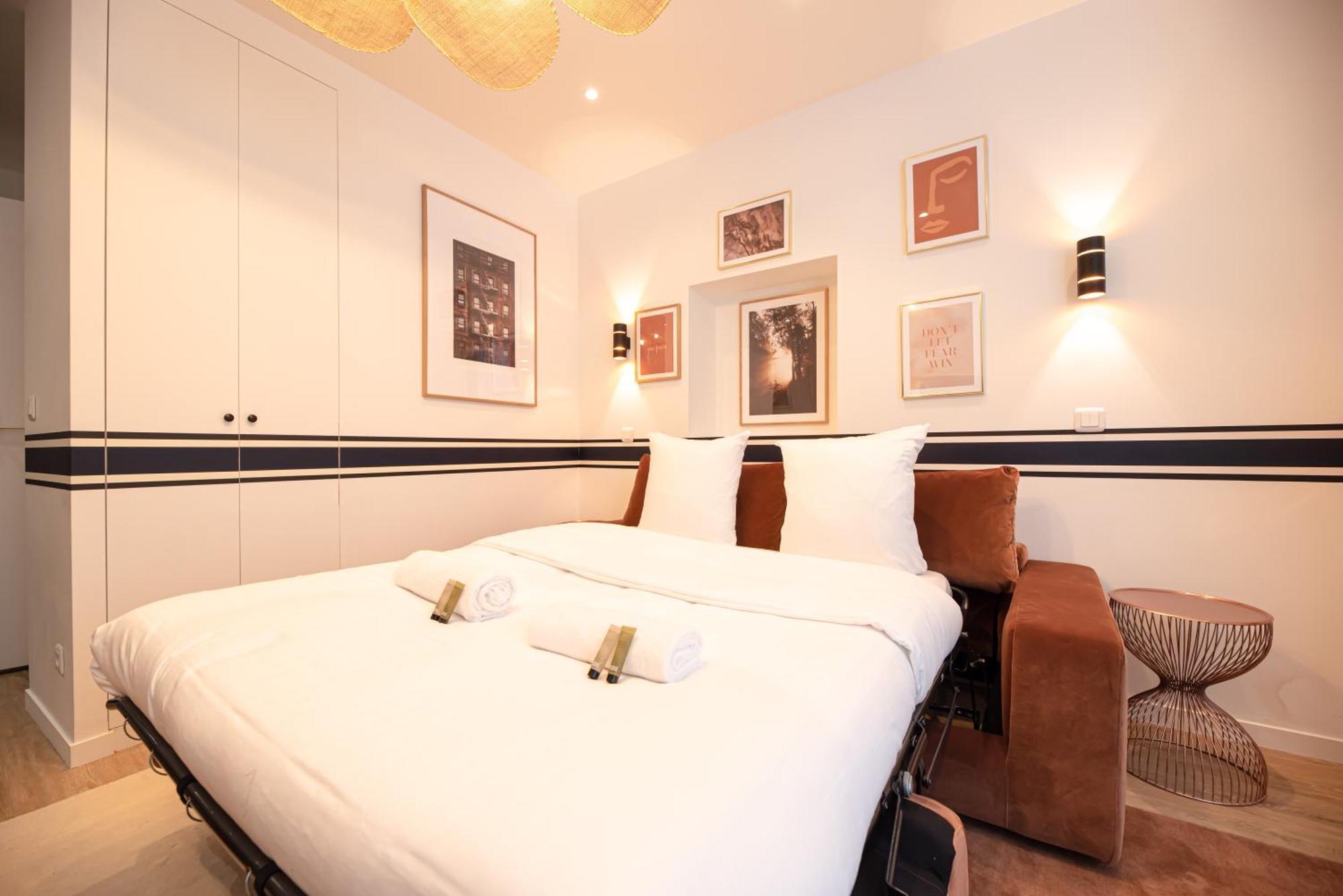 Mbm - Upper Marais Apartman Párizs Szoba fotó